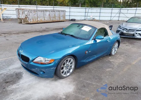 2003 BMW Z4 3.0I z USA, uszkodzony, nr VIN 4USBT53443LT23606